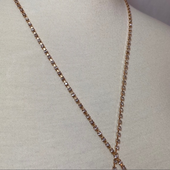 Sexy Crystal Crossover Body Harness Necklace - Picture 8 of 16